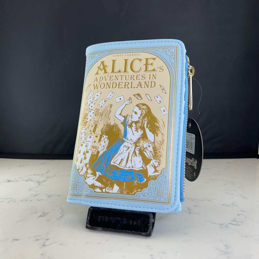 NEW Loungefly Alice in Wonderland Book Wallet EXCLUSIVE